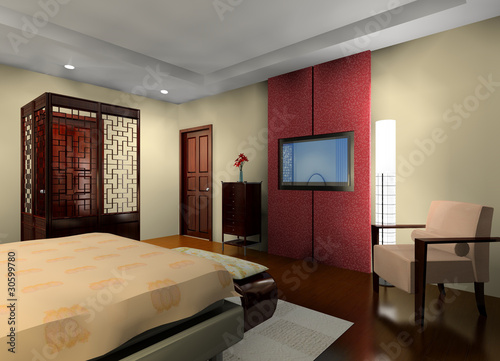 chinese style bedroom