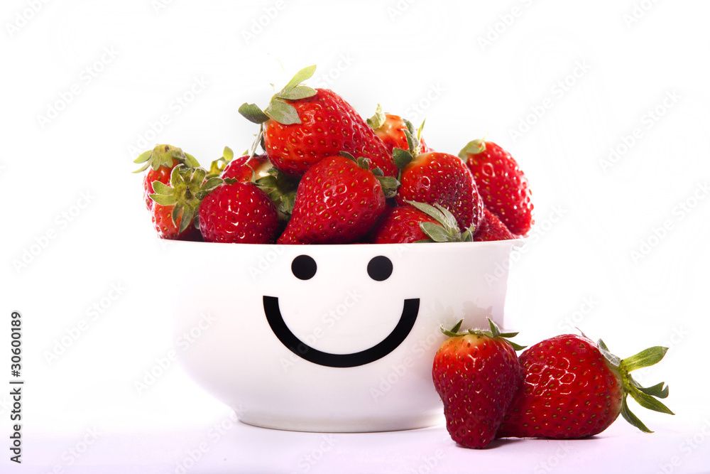 bowl of strawberries bowl of strawberries