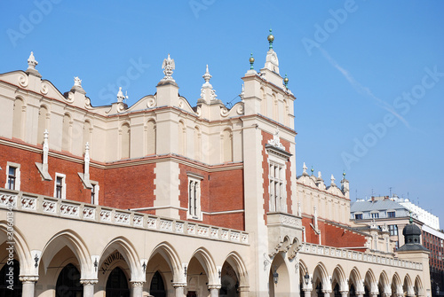 Kraków market square historical building