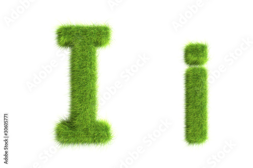 Grass letters