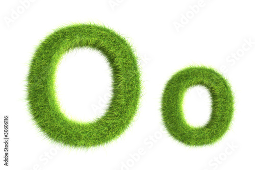 Grass letters