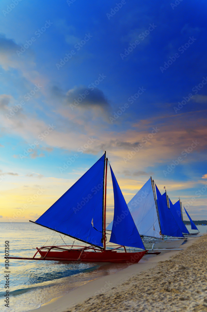 Naklejka premium Sailboat