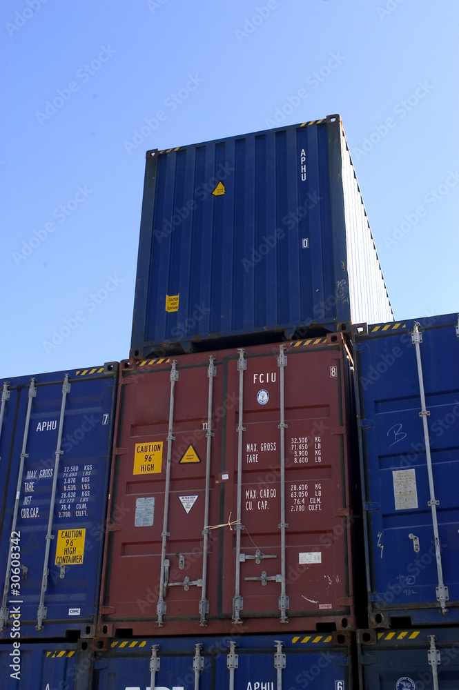 Fototapeta premium containers