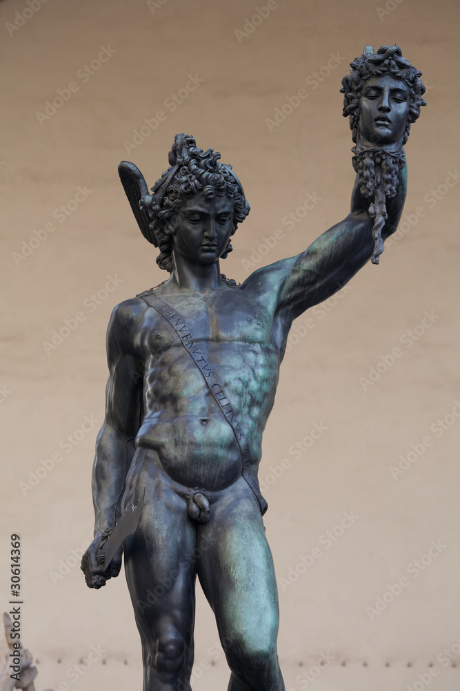Toskana, Florenz, Perseus Statue auf der 