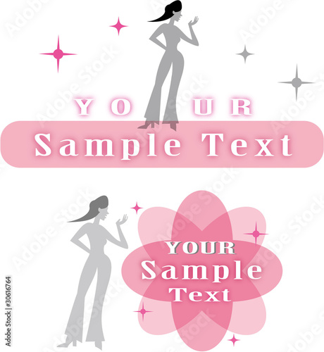 a woman simple logo
