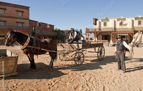Western Town Film set at Mini Hollywood Spain