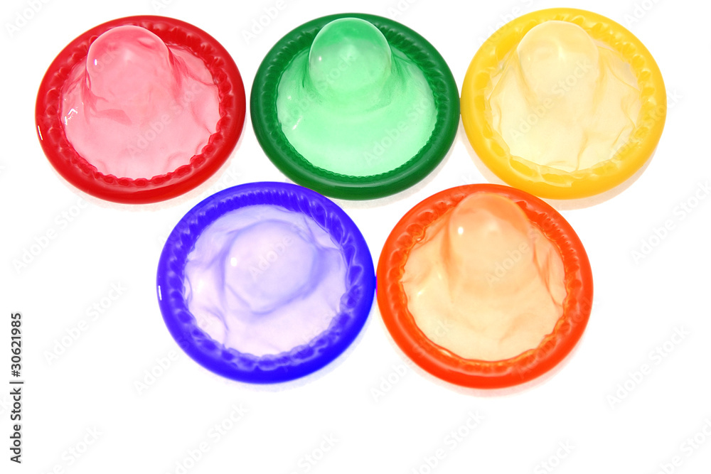 Preservaticos de colores Stock Photo | Adobe Stock