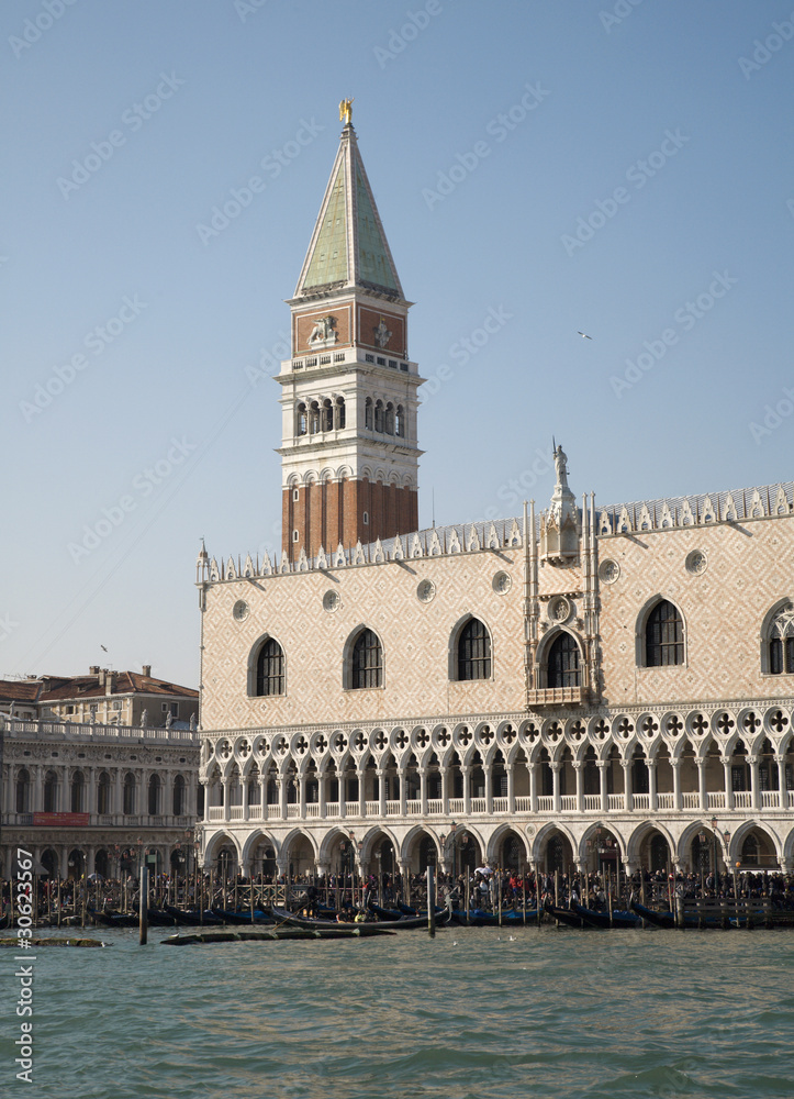 Venice - bell-tower and Doge palace