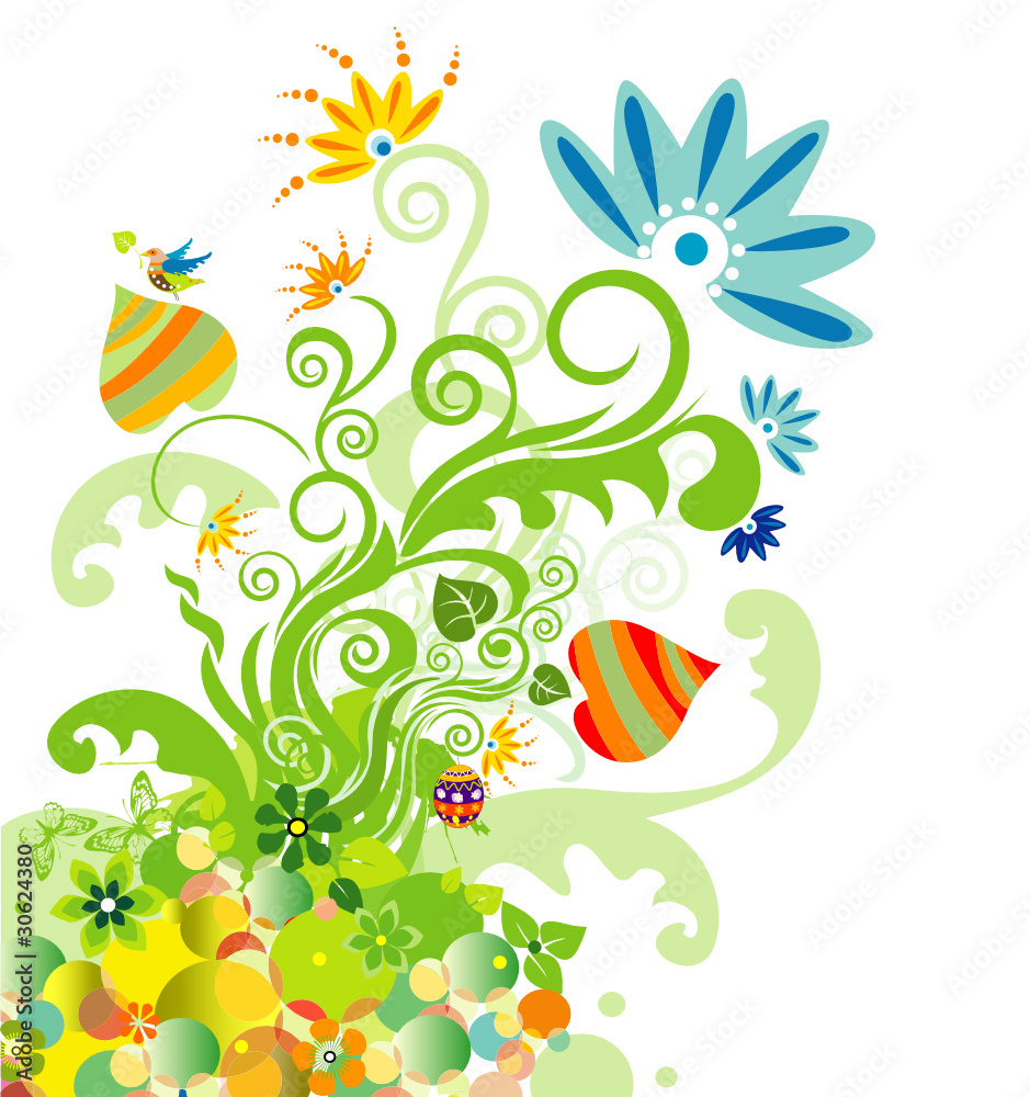 Fototapeta premium Green Composition