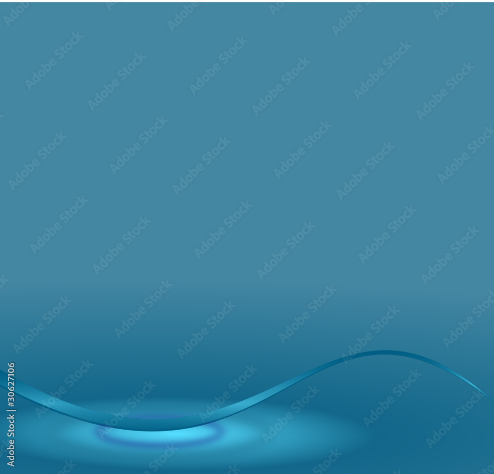 fond bleu avec ondulation sur l'eau
