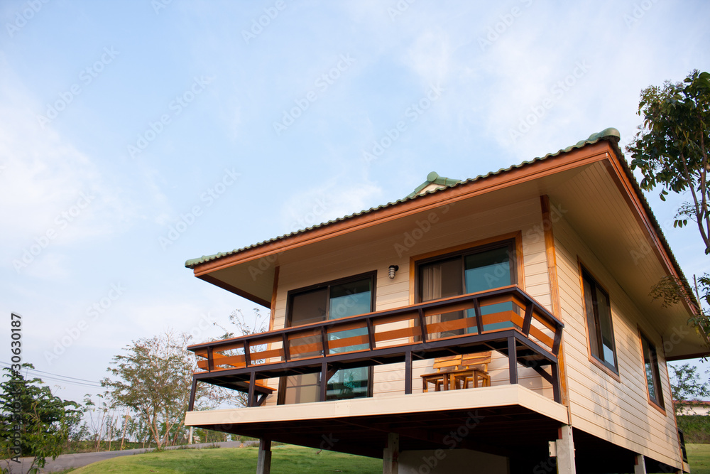 Beautiful house on a beautiful blue. Beautiful house on a beautiful blue.