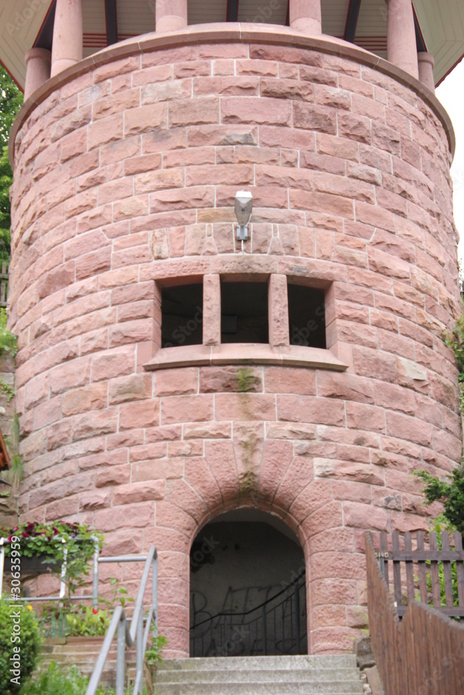 Naklejka premium Sandsteinturm - nah