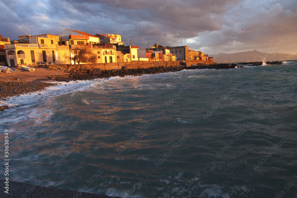 Fishing village in Sicily