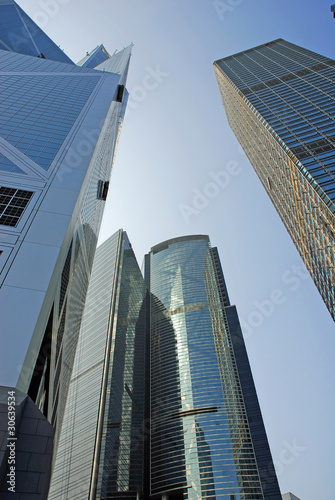 China  Central  Hong  Kong  skyscrapers