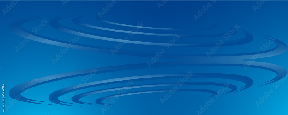 bannière disque bleu