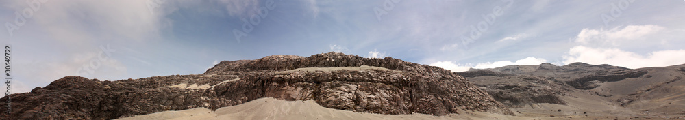 Moor. National Natural Park snow. Andean landscape, Colombia