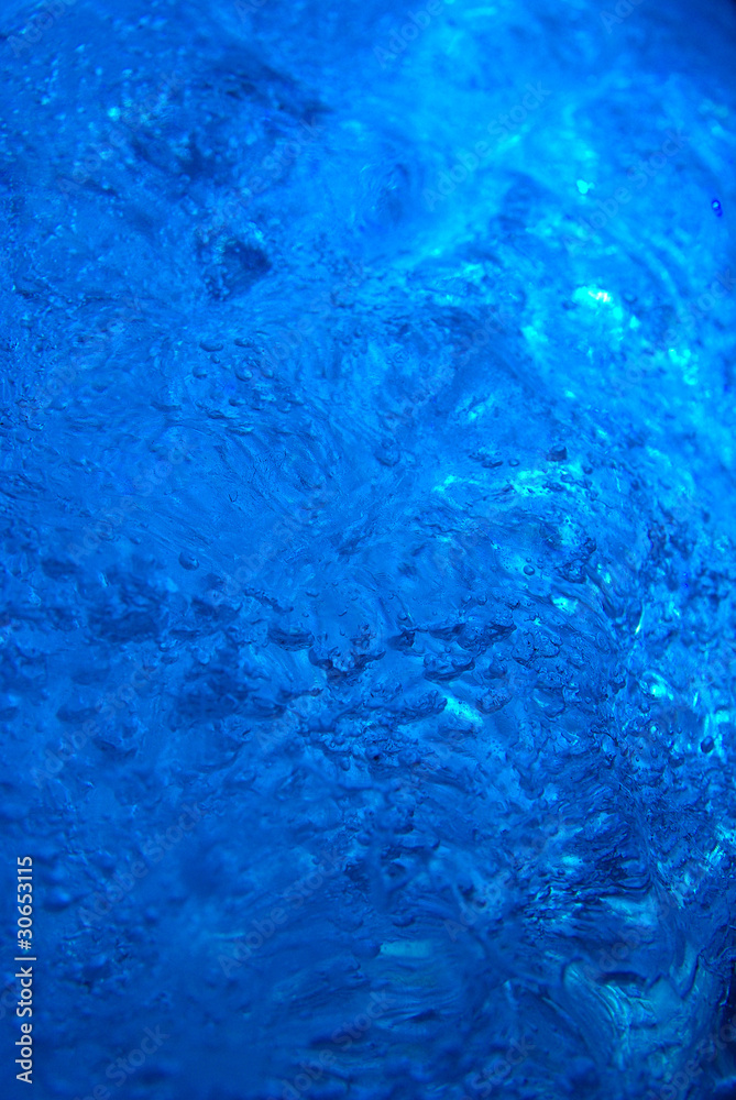 Blue ice detail