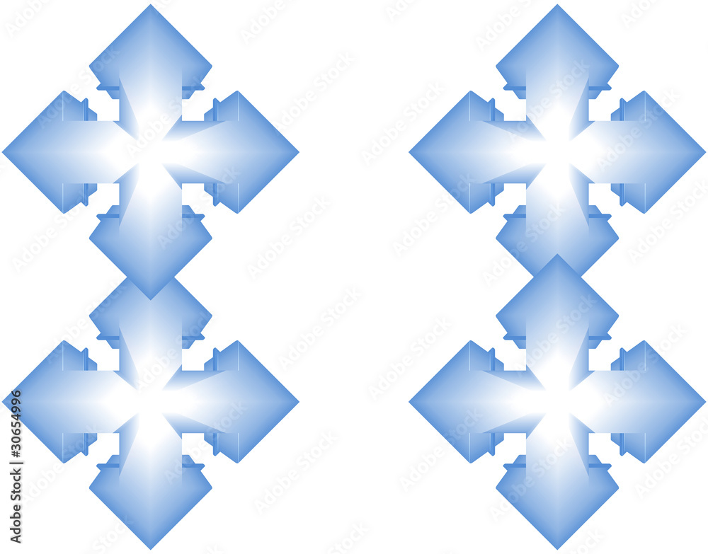 make a decision - light blue background