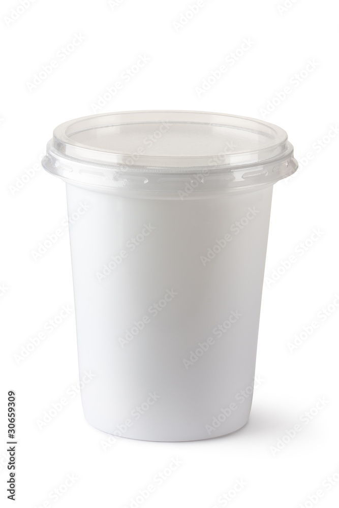 Plastic container for dairy foods Plastic container for dairy foods