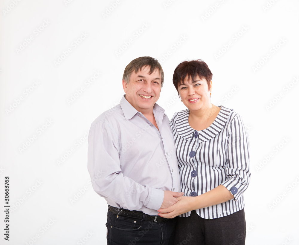a happy senior couple in love a happy senior couple in love