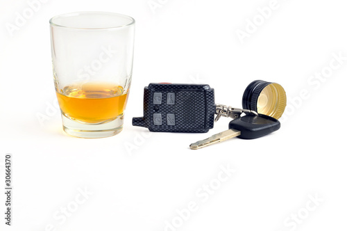 Drink and drive conceopt photo