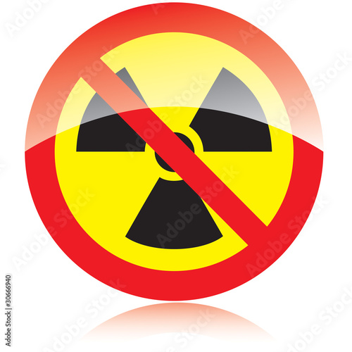 Schild Atomkraft Verbot - Nein