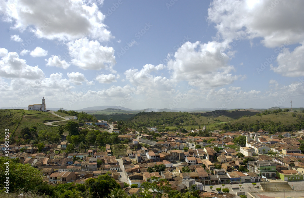 The old colonial city of Laranjeiras, state of sergipe