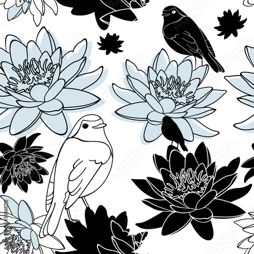 vector seamless floral background