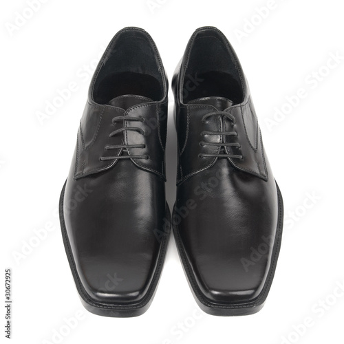 Pair of man's black shoes