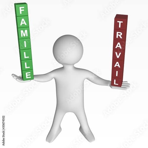 Cubes - 402 - FAMILLE / TRAVAIL