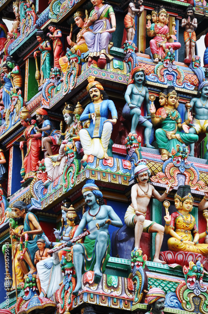 Obraz premium Indian temple in Singapore