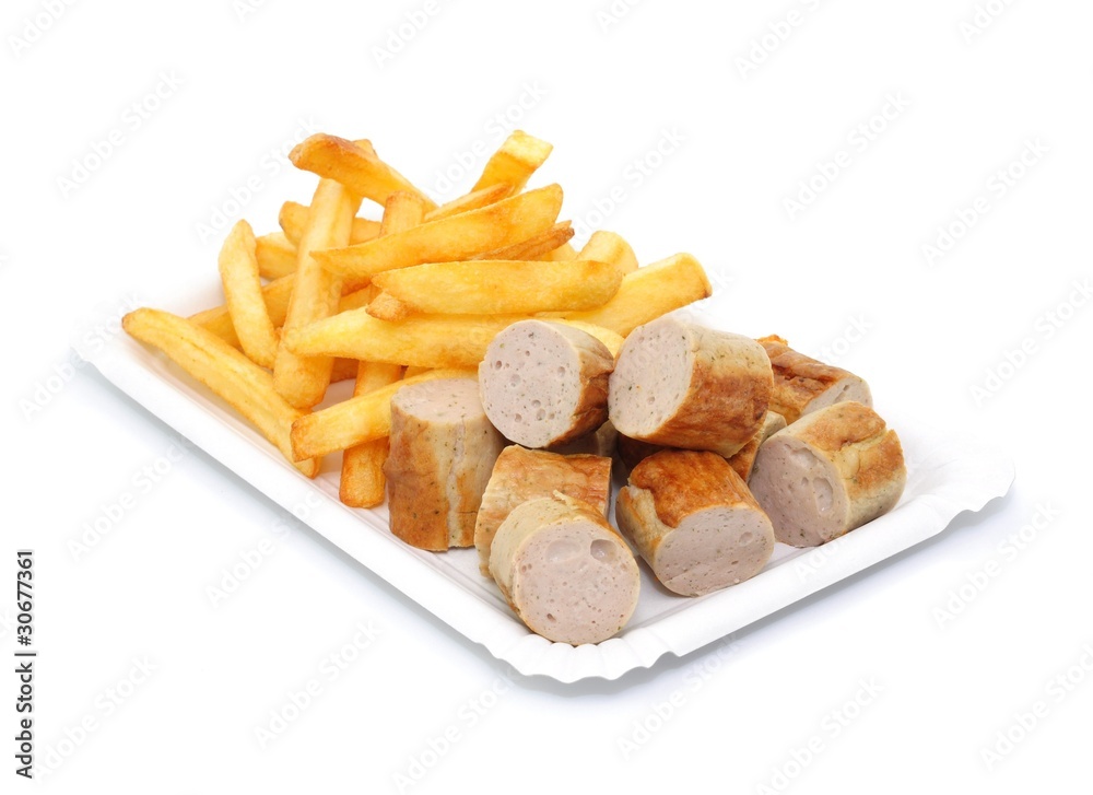 Bratwurst, Schale Bratwurst, Schale