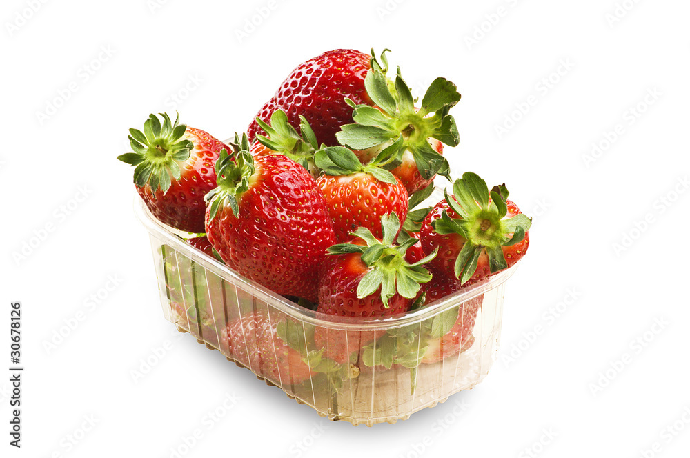 Punnet of Strawberries - Cestino di Fragole Stock Photo | Adobe Stock