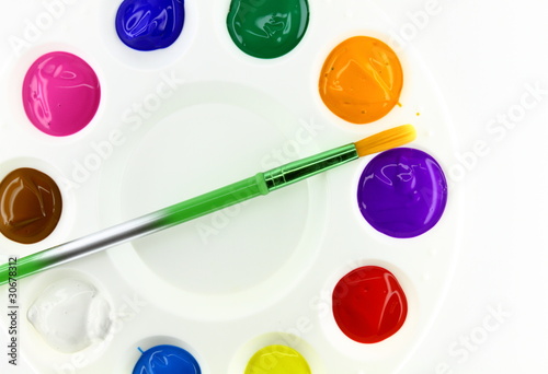 Wallpaper Mural Artist palette Torontodigital.ca