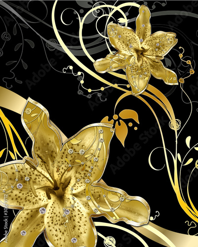 gold lily