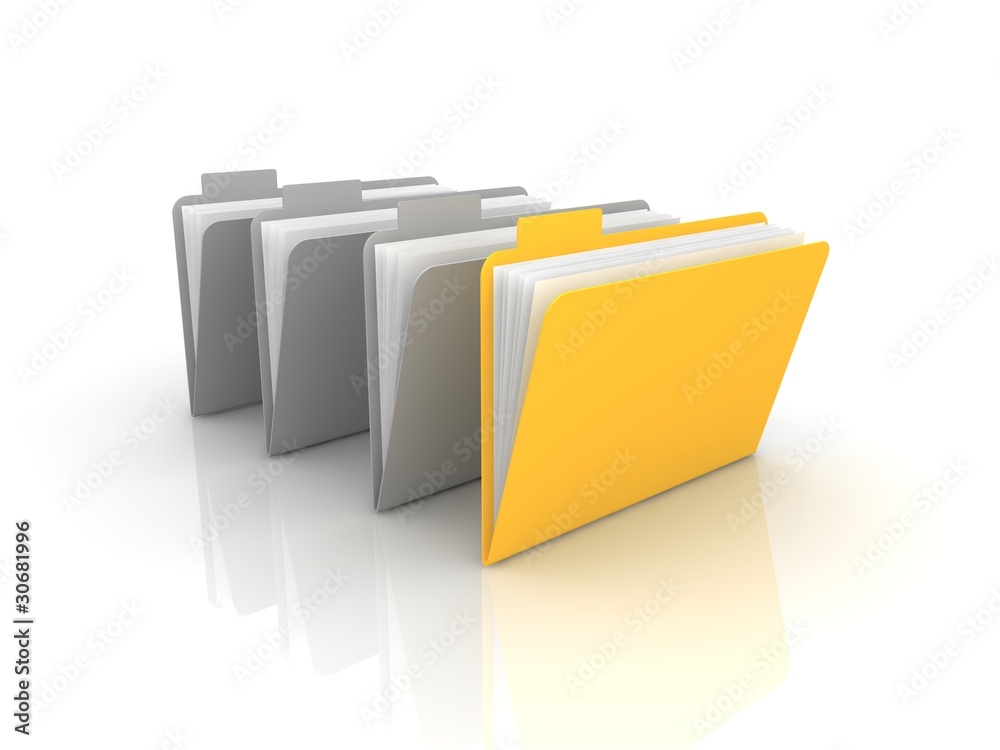 Folder concept Folder concept