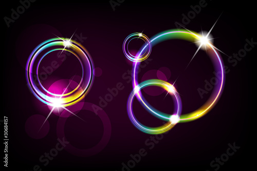 Abstract circle vector background