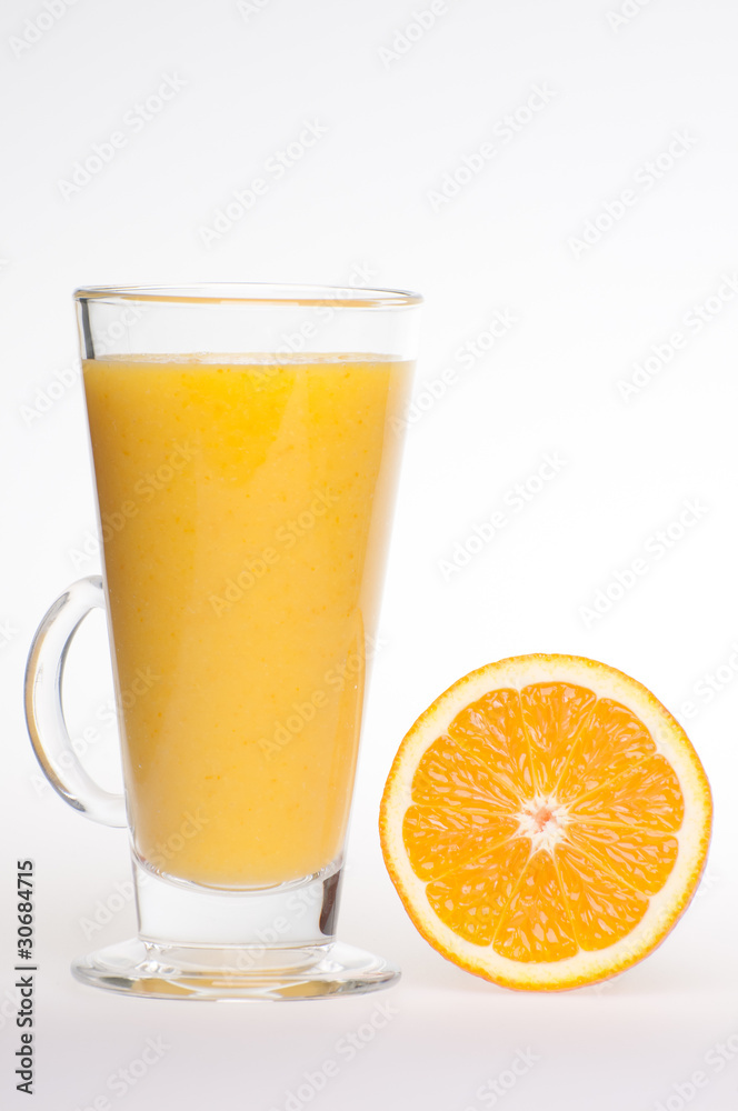 Refreshing fresh home made orange drink