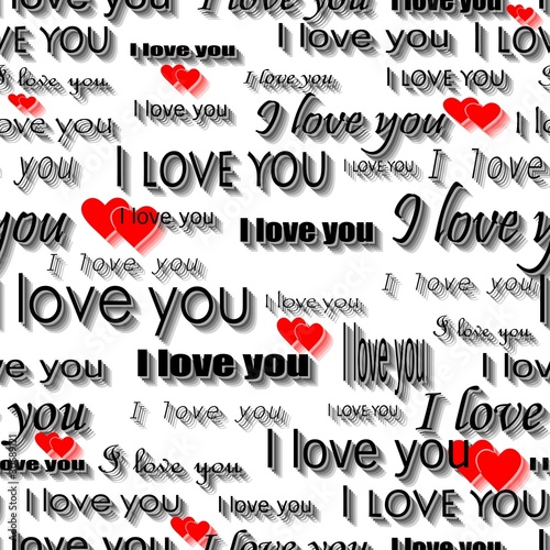 Seamless valentine pattern