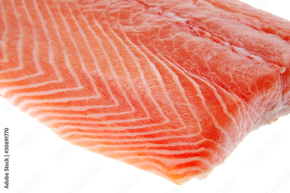 fresh uncooked salmon fillet fresh uncooked salmon fillet