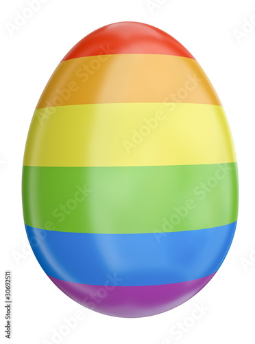 Free Download Gay Pride rainbow flag Easter egg - GFXLoad