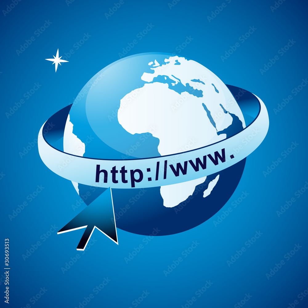 logo internet, web, adresse Stock-Vektorgrafik | Adobe Stock
