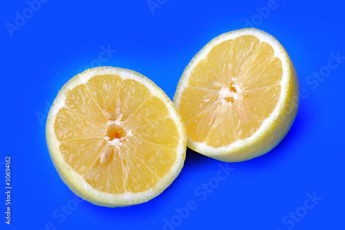 The cutted lemons