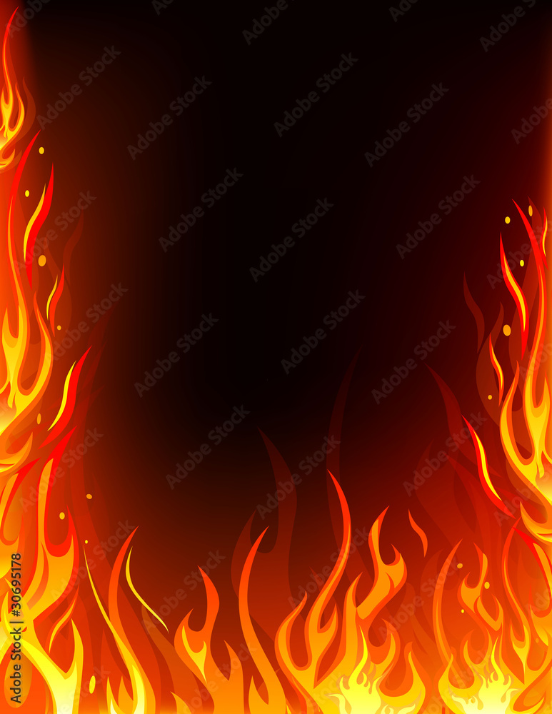 Obraz premium Frame of fire