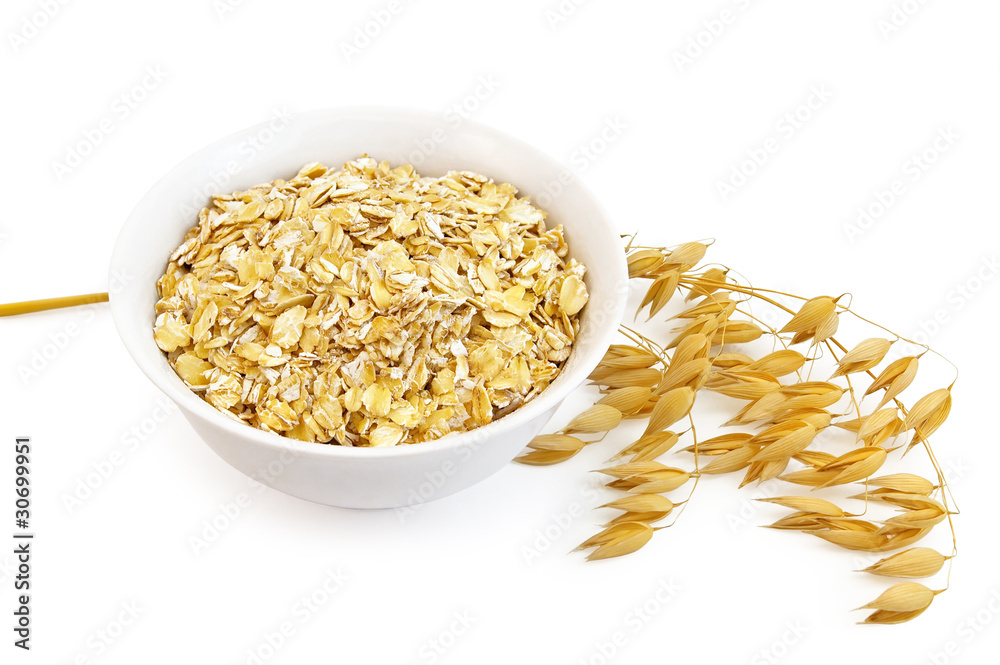 Oatmeal with oat stem Oatmeal with oat stem