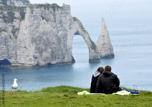 Les falaises d'Etretat