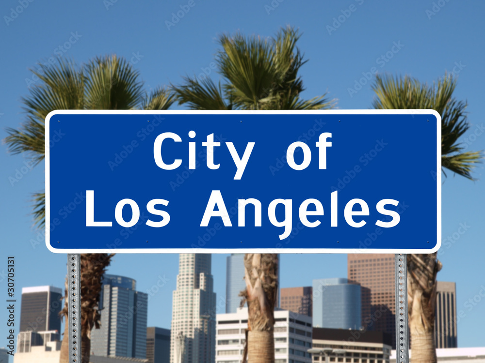 Naklejka premium Los Angeles Sign