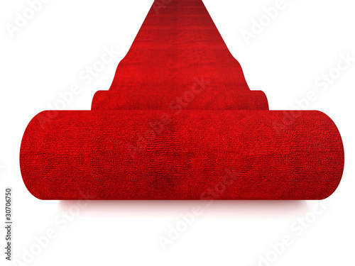 rolling red carpet photo