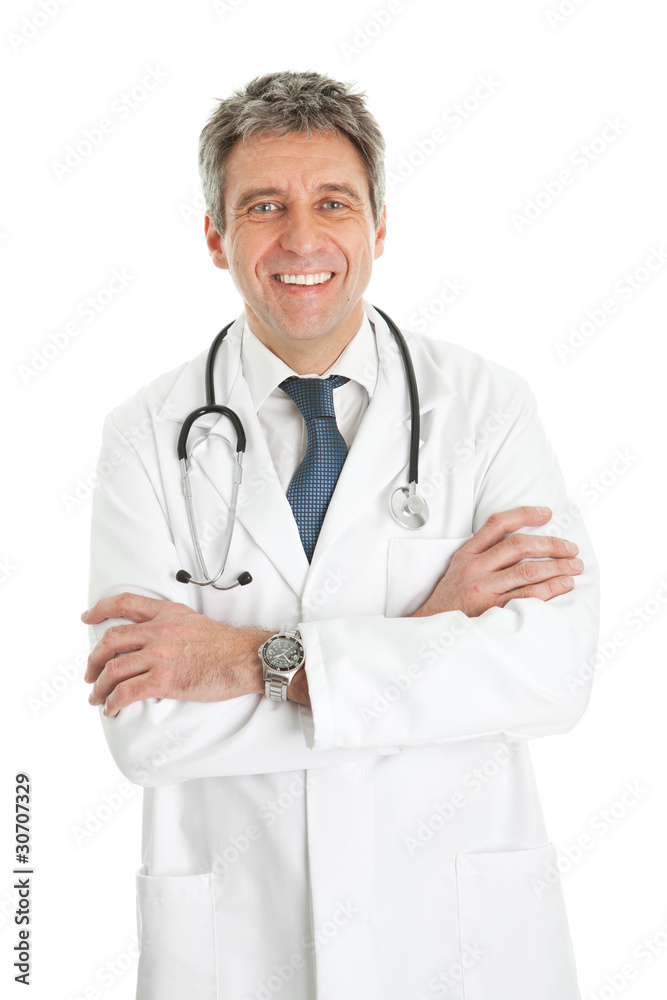 Smiling medical doctor man with stethoscope Smiling medical doctor man with stethoscope