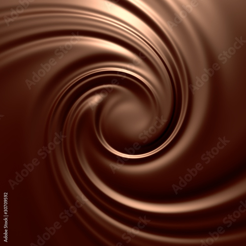 Astonishing chocolate swirl. Backgrounds series.